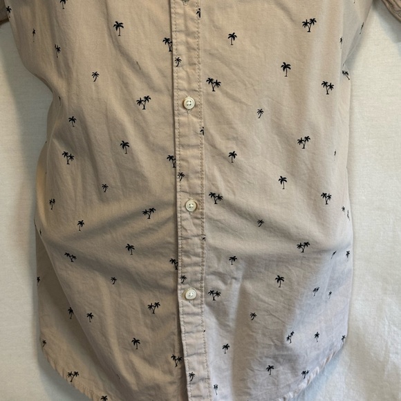A-2 Men’s‎ Cactus Man Cream & Black Short Sleeve Button Down Shirt Size L - Picture 2 of 16